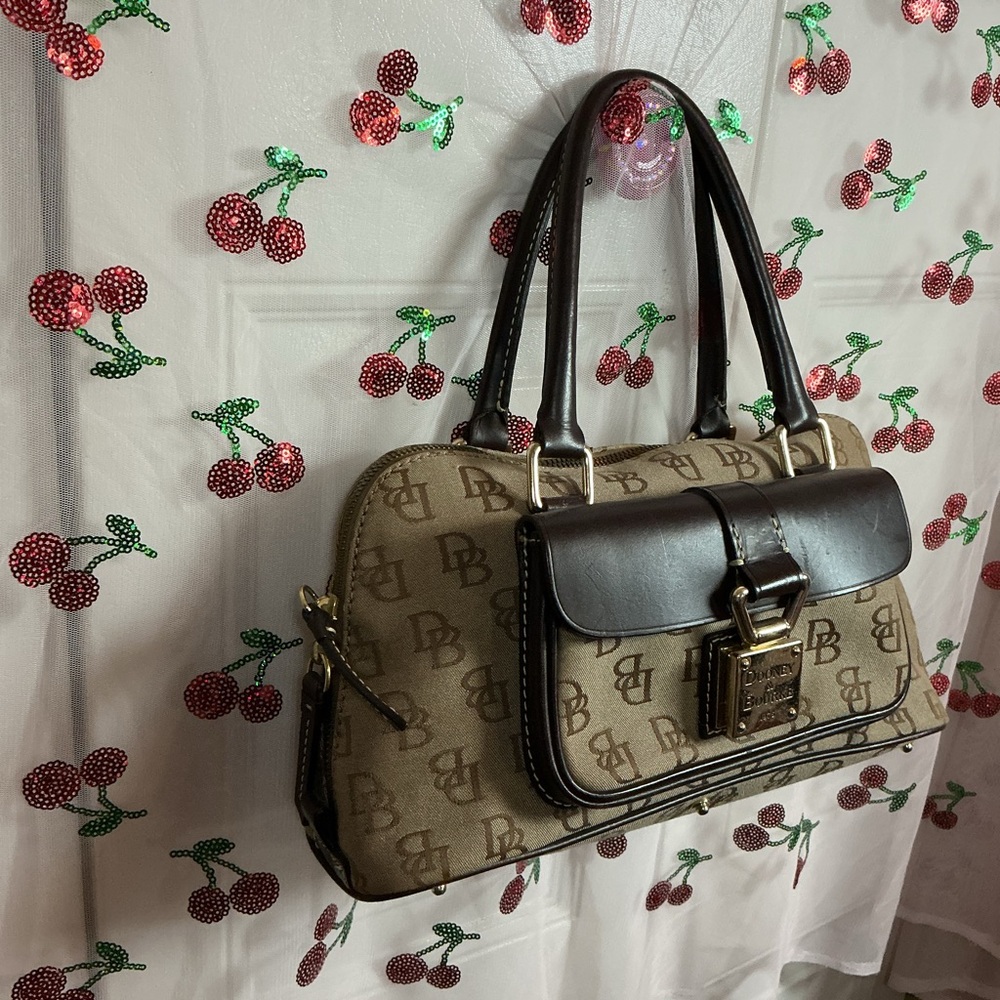 Dooney & Bourke Tan and Brown bag - Picture 3 of 8